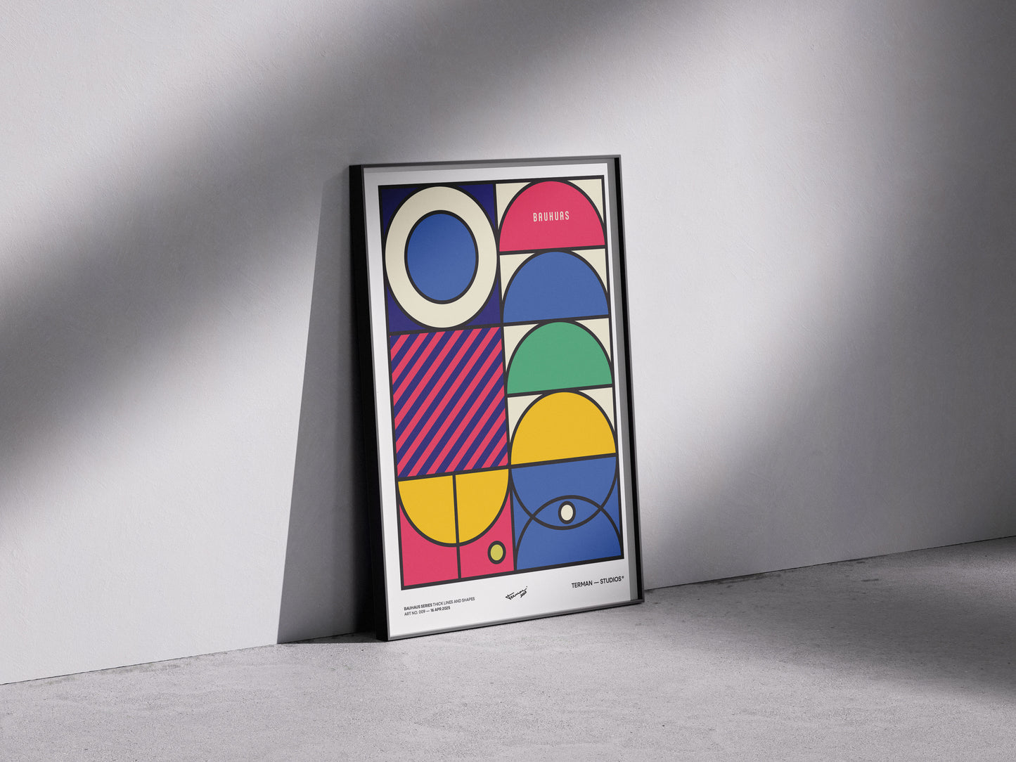 Thick Lines And Shapes - Bauhaus series