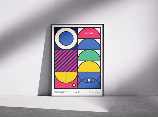 Thick Lines And Shapes - Bauhaus series